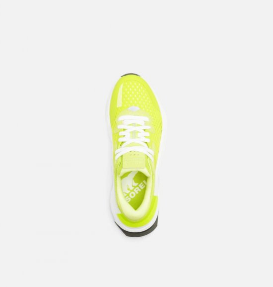 Sorel Women\'s Kinetic™ RNEGD Lace Sneaker - Acid Green, Jet