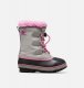 Sorel Youth Yoot Pac™ Nylon Boot - Chrome Grey, Orchid