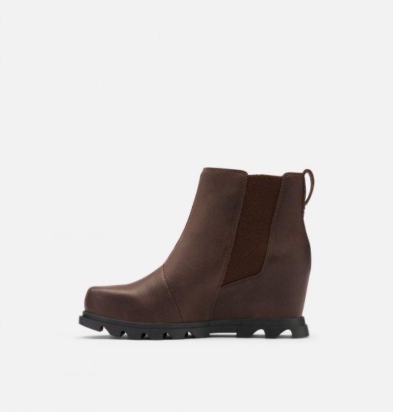 Sorel Women\'s Joan Of Arctic™ Wedge III Chelsea Bootie - Blackened Brown, Black