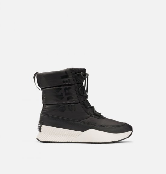 Sorel Women's Out 'N About™ III Puffy Lace Boot - Black, Sea Salt