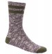 Sorel Women's Cotton Varsity Stripe Crew - Dark Plum