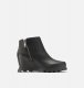 Sorel Women's Joan Of Arctic™ Wedge III Zip Bootie - Black, Sea Salt