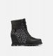 Sorel Women's Joan Of Arctic™ Wedge III Lexie Bootie - Black, Sea Salt
