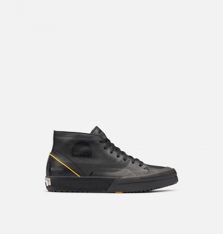 Sorel Men's Grit™ Chukka Sneaker - Black, Black - Click Image to Close