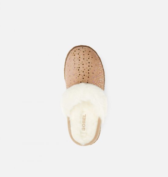 Sorel Youth Nakiska™ Slide II Slipper - Omega Taupe, Gum 2