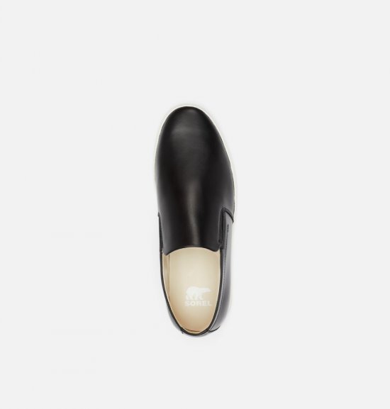 Sorel Mens Caribou™ Mod Slip-On - Black, Sea Salt