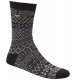 Sorel Women's Cotton Jacquard Pattern Crew Socks - Black