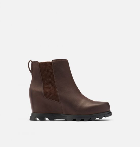 Sorel Women's Joan Of Arctic™ Wedge III Chelsea Bootie - Blackened Brown, Black