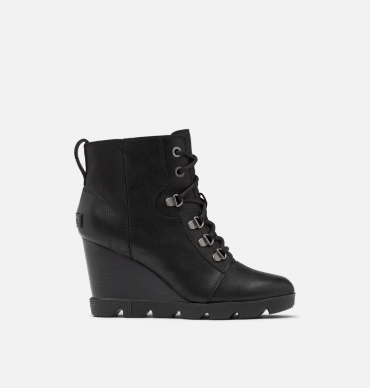 Sorel Women's Joan Uptown™ Lace Bootie - Black - Click Image to Close
