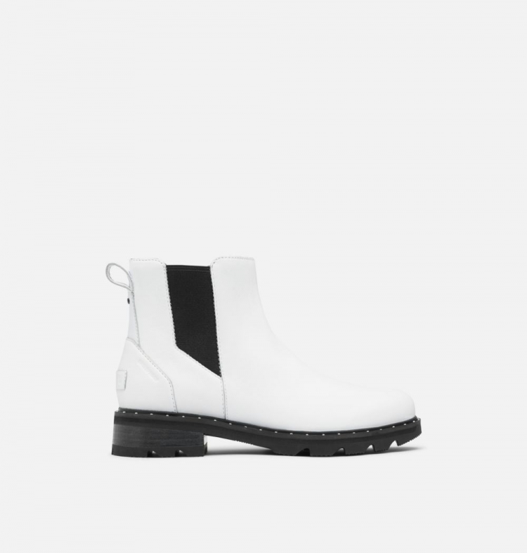 Sorel Women's Lennox™ Chelsea Bootie - White - Click Image to Close