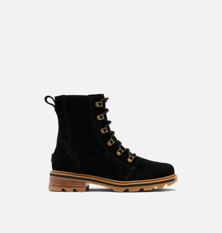 Sorel Women's Lennox™ Lace Boot - Black, Gum 2 - Click Image to Close