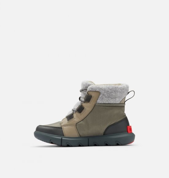 Sorel Women\'s Sorel Explorer™ II Carnival Felt Bootie - Sage, Dark Stone