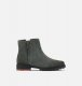 Sorel Women's Emelie™ II Zip Bootie - Dark Moss, Rose Dust