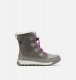 Sorel Youth Whitney™ II Joan Lace Boot - Quarry, Bright Lavender