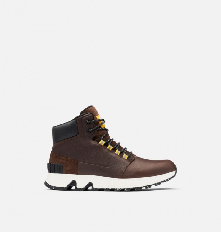 Sorel Men's Mac Hill™ Mid LTR Boot - Tobacco, Black - Click Image to Close