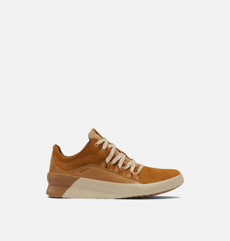 Sorel Women's Out 'N About™ Plus Lace Sneaker - Elk, Sandy Tan - Click Image to Close