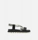 Sorel Womens Roaming™ Criss Cross Sandal - Black, White