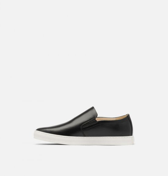 Sorel Mens Caribou™ Mod Slip-On - Black, Sea Salt