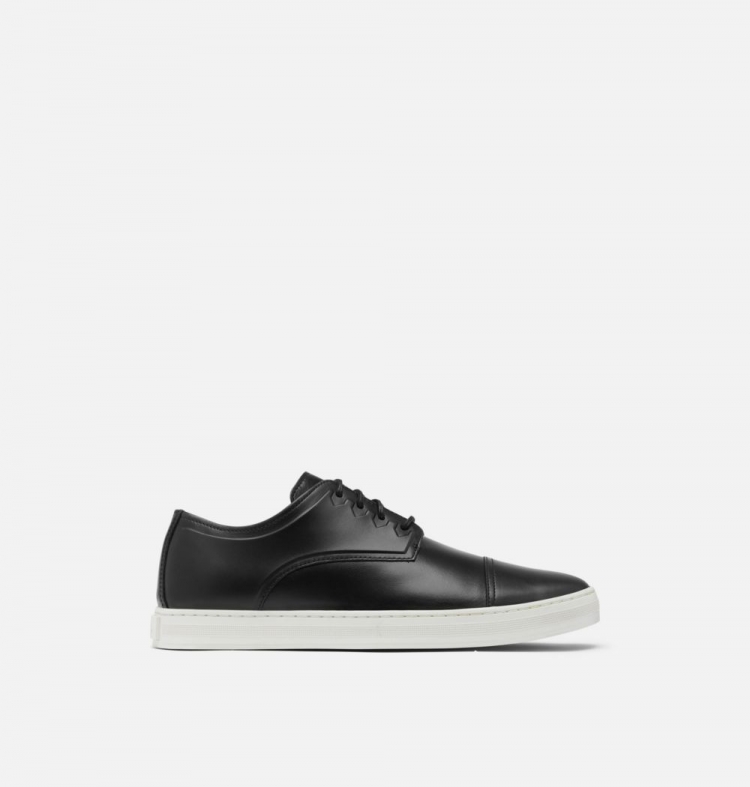 Sorel Mens Caribou™ Mod Cap Toe - Black, Sea Salt - Click Image to Close