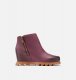Sorel Women's Joan Of Arctic™ Wedge III Zip Bootie - Ice Wine, Gum 2