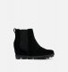 Sorel Women's Joan Of Arctic™ Wedge II Chelsea Bootie - Black, Sea Salt Sorel Women's Joan Of Arctic™ Wedge II Chelsea Bootie - Black, Sea Salt