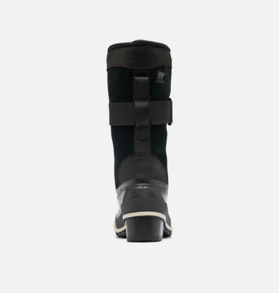Sorel Women\'s Slimpack™ III Tall Duck Boot - Black, Ancient Fossil