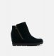 Sorel Women's Joan Of Arctic™ Wedge II Zip Bootie - Black, Sea Salt Sorel Women's Joan Of Arctic™ Wedge II Zip Bootie - Black, Sea Salt