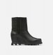 Sorel Women's Joan Of Arctic™ Wedge III Moto Bootie - Black, Sea Salt