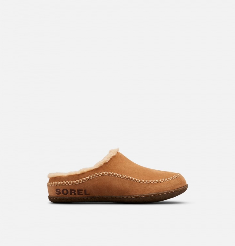 Sorel Men's Falcon Ridge™ II Slipper - Camel Brown, Curry - Click Image to Close