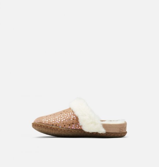 Sorel Youth Nakiska™ Slide II Slipper - Omega Taupe, Gum 2