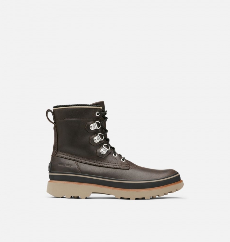 Sorel Men's Caribou™ Street Boot - Blackened Brown, Black - Click Image to Close
