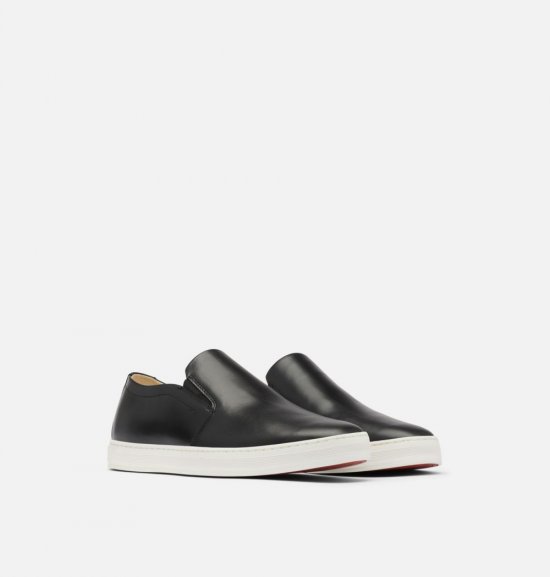 Sorel Mens Caribou™ Mod Slip-On - Black, Sea Salt
