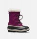 Sorel Youth Yoot Pac™ Nylon Boot - Wild Iris, Dark Plum