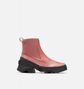 Sorel Women's Brex™ Chelsea Lux Bootie - Sandy Clay, Black
