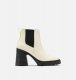 Sorel Women's Brex™ Heel Chelsea Bootie - Chalk, Black Sorel Women's Brex™ Heel Chelsea Bootie - Chalk, Black