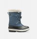 Sorel Youth Yoot Pac™ Nylon Boot - Chrome Grey, Black
