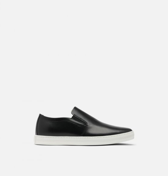 Sorel Mens Caribou™ Mod Slip-On - Black, Sea Salt