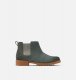 Sorel Women's Emelie™ II Chelsea Bootie - Dark Moss, Gum 10