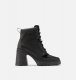 Sorel Women's Brex™ Heel Lace Bootie - Black, Black Sorel Women's Brex™ Heel Lace Bootie - Black, Black
