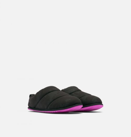 Sorel Women\'s Sorel Go™ - Bodega Run Slipper - Black, Bright Lavender