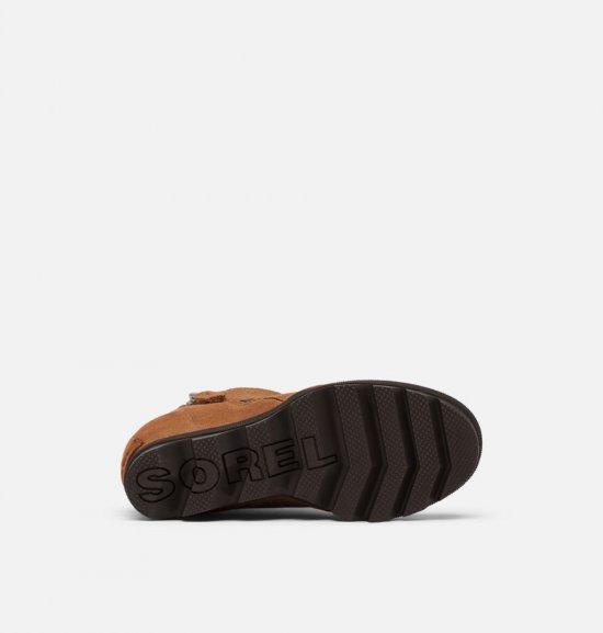 Sorel Youth Joan Of Arctic™ Wedge II Zip Bootie - Velvet Tan