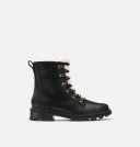 Sorel Women's Lennox™ Lace Cozy Bootie - Black, Nocturnal Red