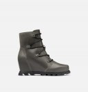 Sorel Women's Joan Of Arctic™ Wedge III Lace Bootie - Quarry, Black