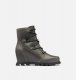 Sorel Women's Joan Of Arctic™ Wedge III Lace Bootie - Quarry, Black Sorel Women's Joan Of Arctic™ Wedge III Lace Bootie - Quarry, Black