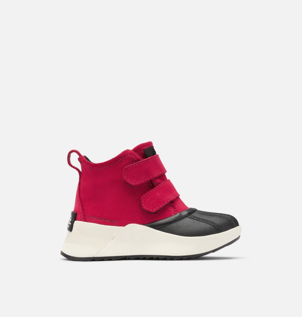 Sorel Children's Out 'N About™ Classic Boot - Fuchsia Rush, Black
