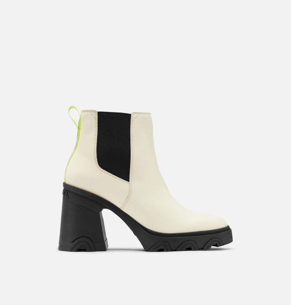 Sorel Women's Brex™ Heel Chelsea Bootie - Chalk, Black