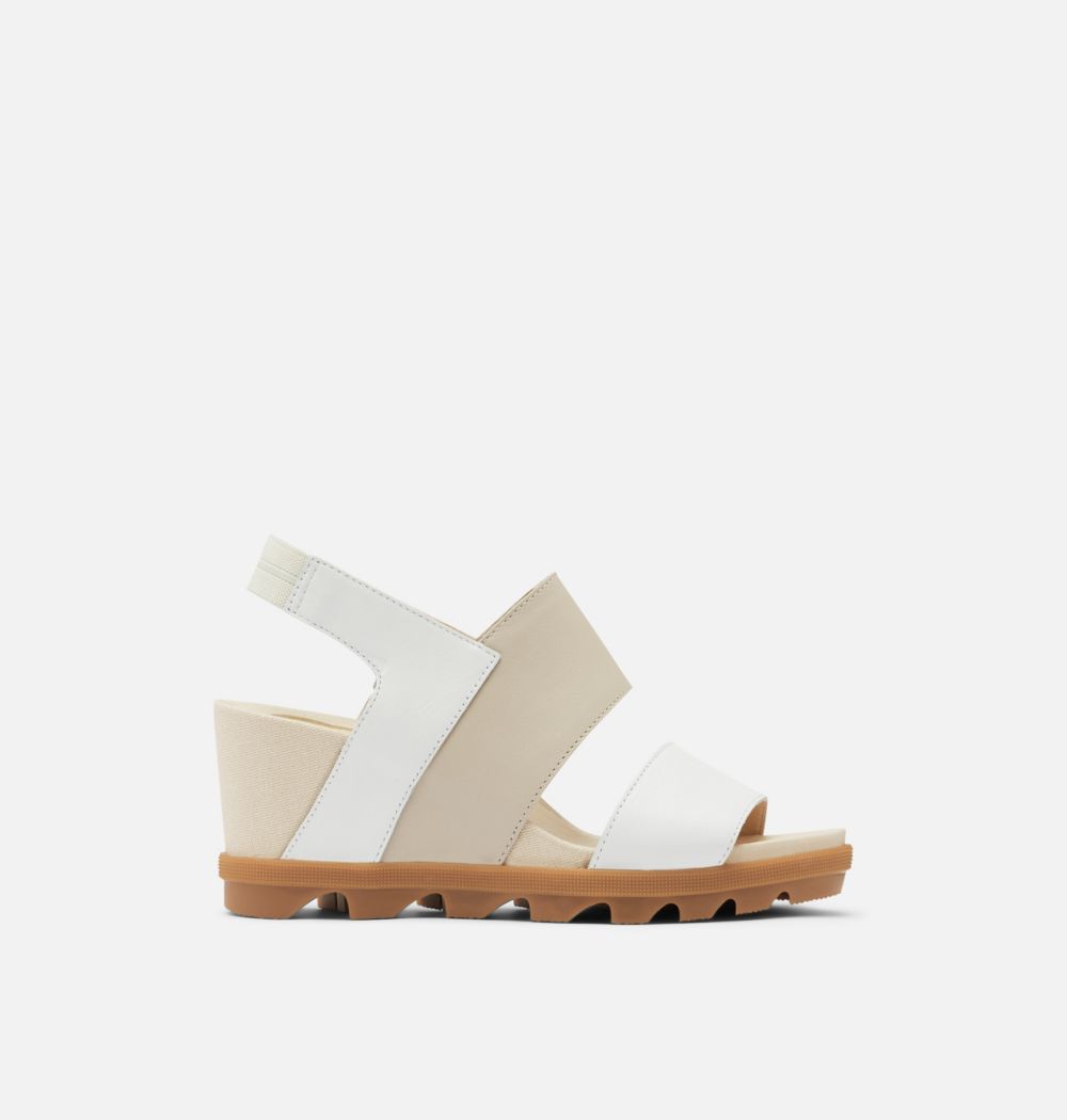 Sorel Womens Joanie™ II Slingback Wedge Sandal  - Sea Salt, Tan
