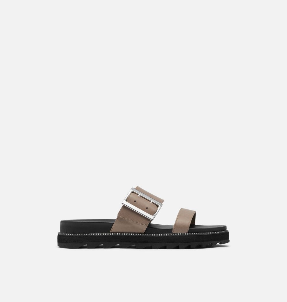 Sorel Women's Roaming™ Buckle Slide Sandal - Khaki