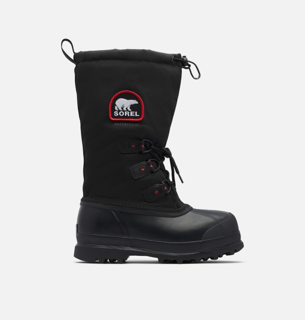 Sorel Men's Glacier™ XT Boot - Black, Red Quartz