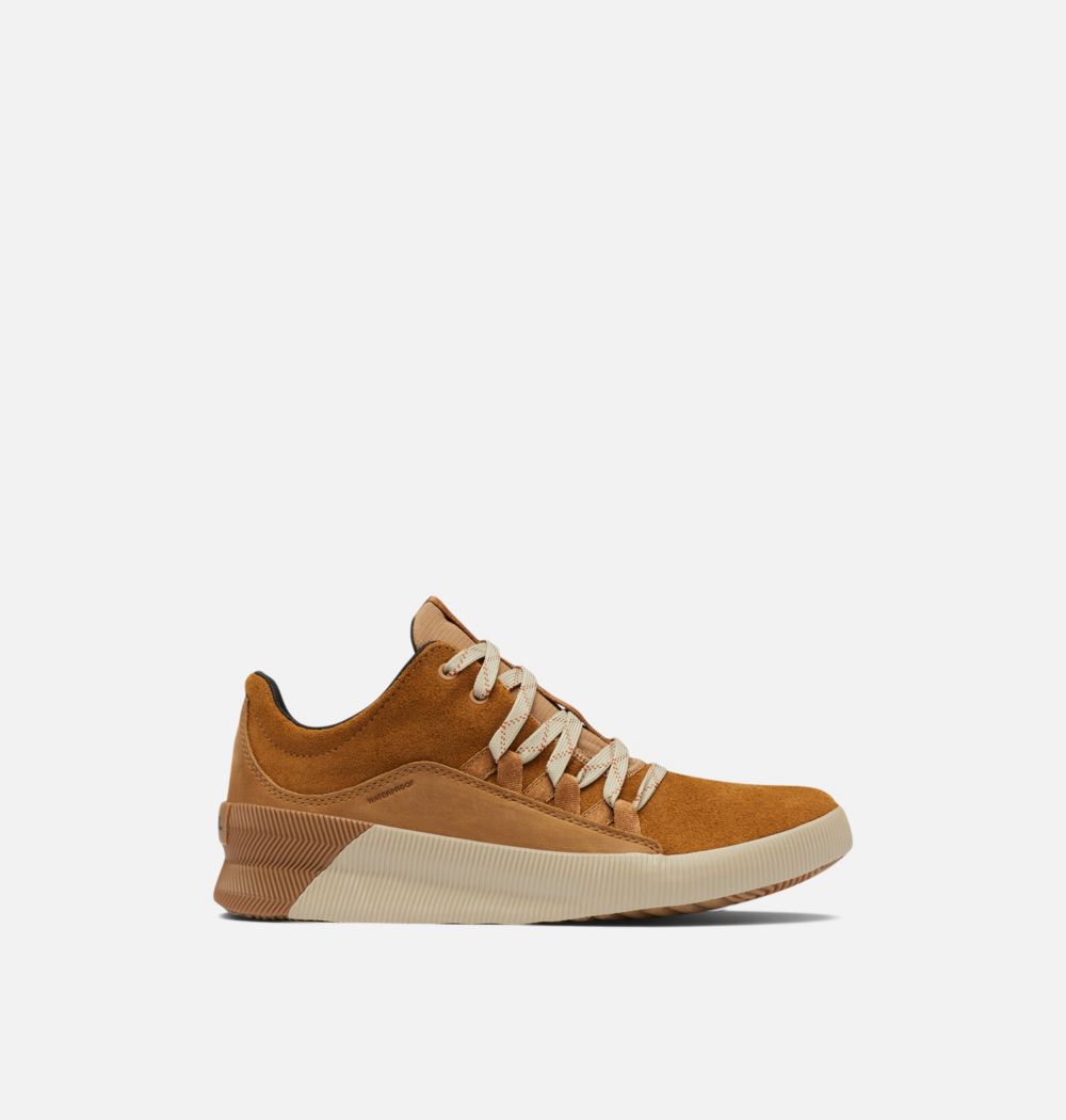 Sorel Women's Out 'N About™ Plus Lace Sneaker - Elk, Sandy Tan